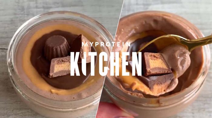 Peanut butter cup protein budding