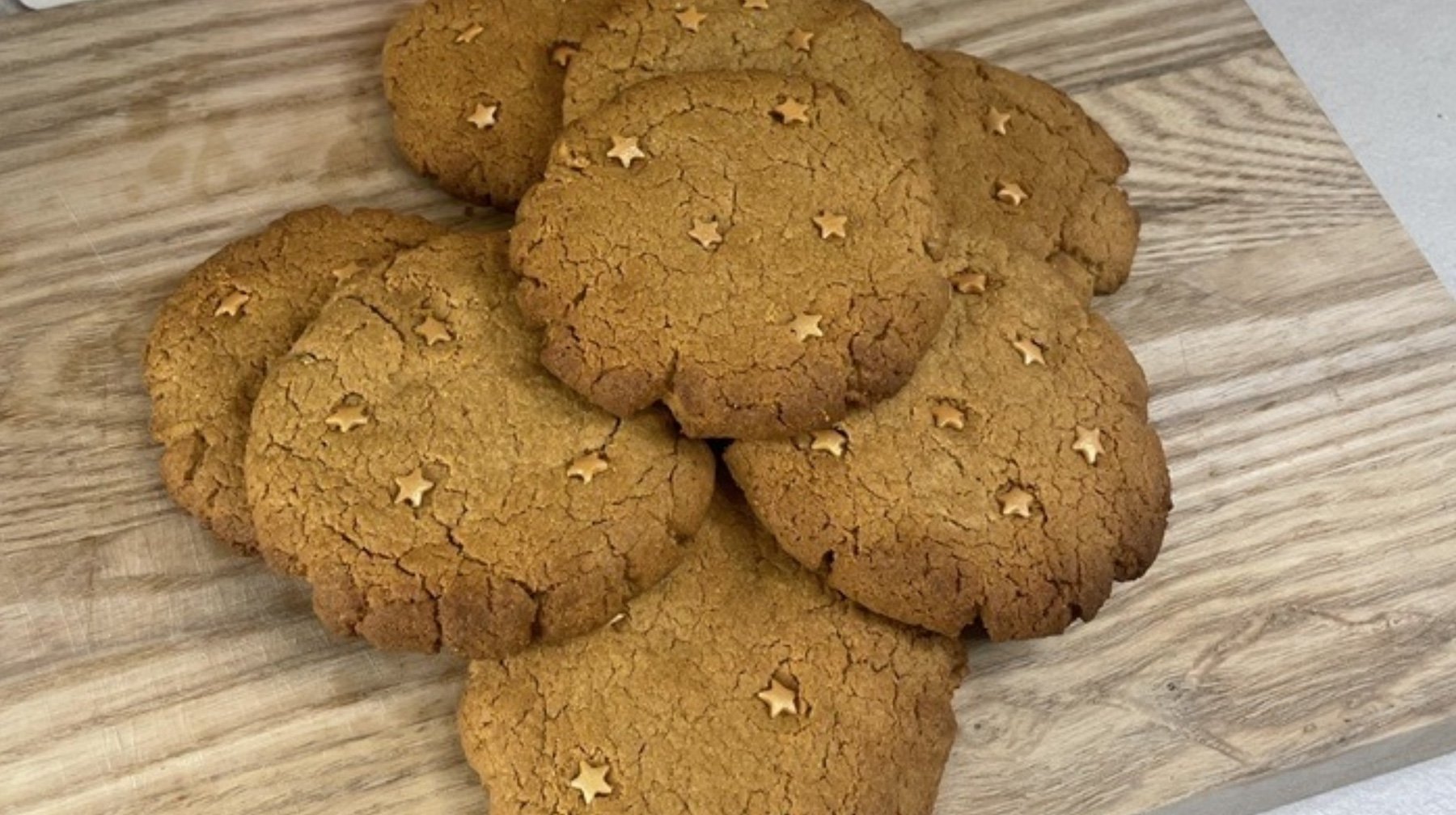 White gold protein cookies