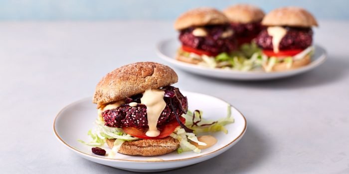 15-Minute Bangin’ BBQ Beetroot Burgers | Beetroot Burger Recipe