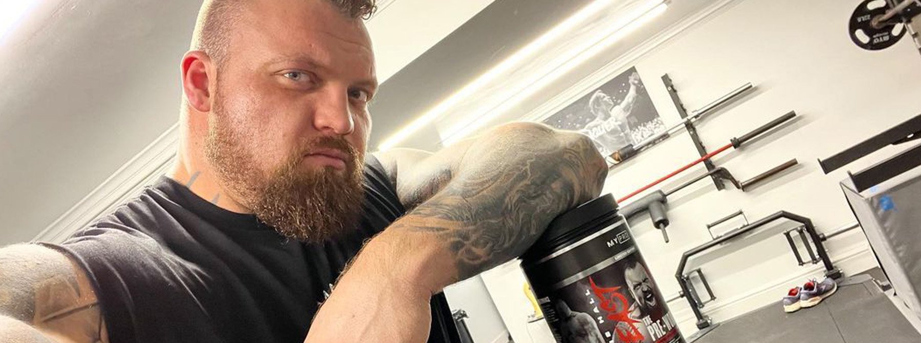 Eddie Hall Shaves Beard For The First Time In Years