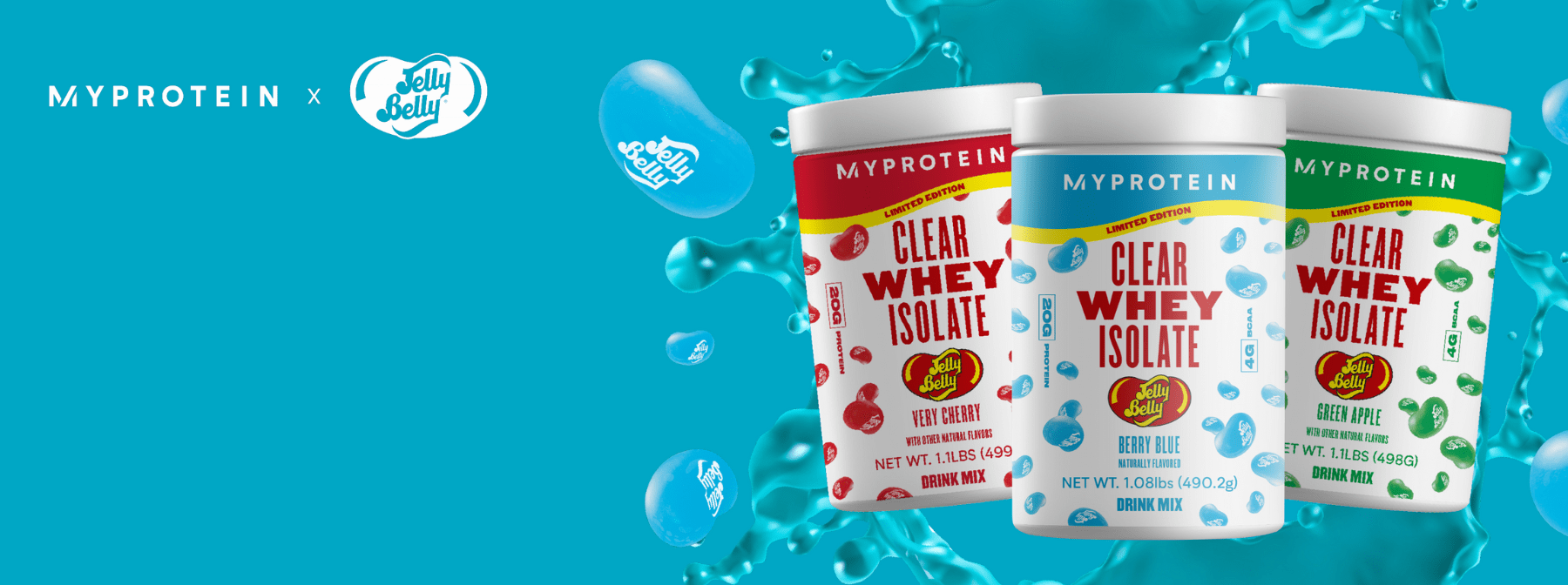 New Jelly Belly Clear Whey Isolate Flavors—Coming in July