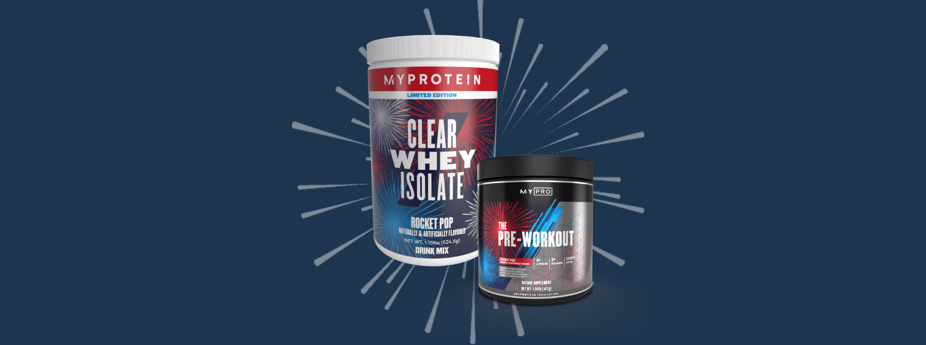 Rocket Pop Pre-Workout & Clear Whey Isolate Are Back - MYPROTEIN™