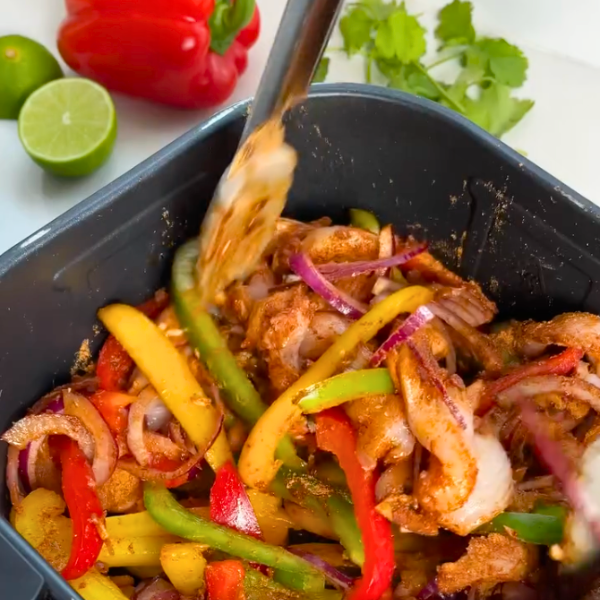 air fryer chicken fajitas recipe