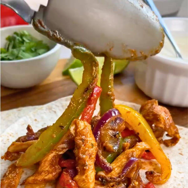 air fryer chicken fajitas recipe