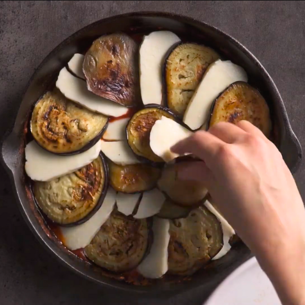 One-Pan Halloumi & Harissa Bake recipe