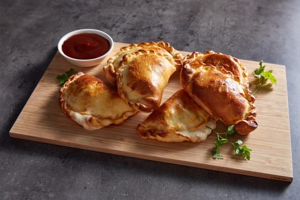 BBQ-kana calzone