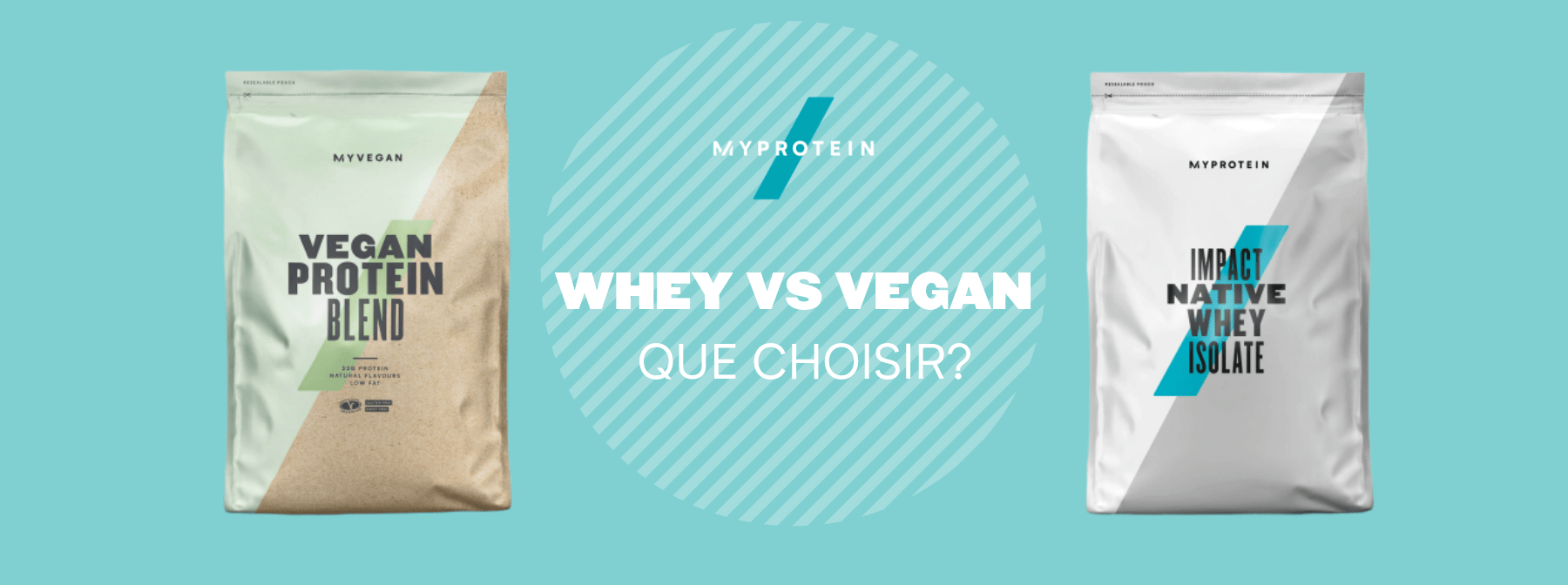 Protéine Vegan vs Whey Protein alternative vegan MYPROTEIN™