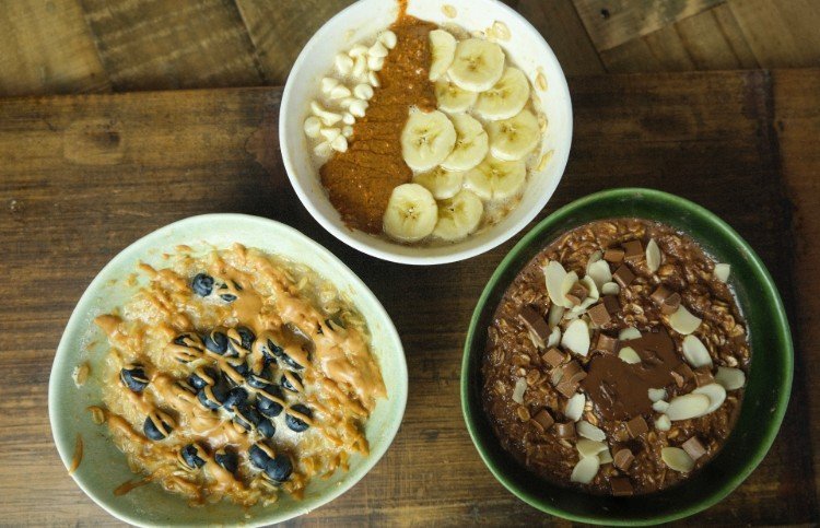 Protein Porridge Dreierlei | Einfache Frühstücksideen