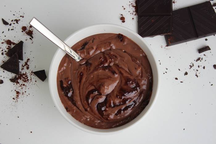 Veganer Schokoladen Protein Pudding