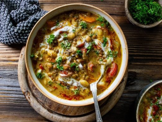Linsen Kokos Curry | Mittagessen Meal Prep