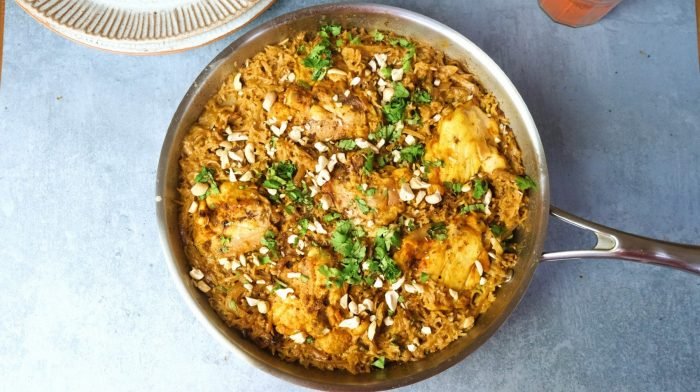 Kokos-Hähnchen & Reis Eintopf | Leichte Meal Prep