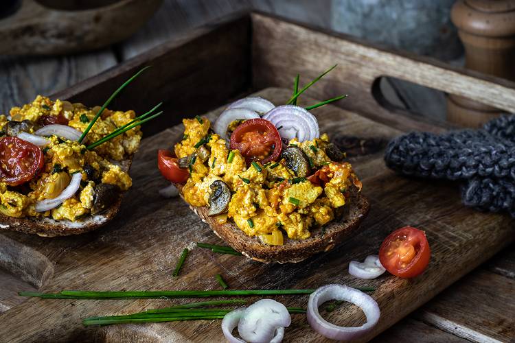 Veganes Tofu Rührei