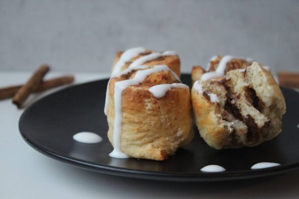 Kalorienarme Zimt-Brötchen
