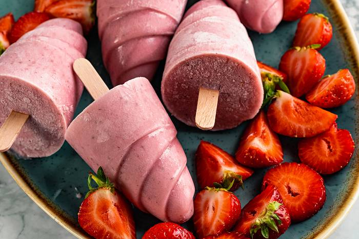 Erdbeer Protein Eis | Die erfrischende Abkühlung