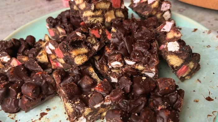 Ruby Choc Protein Rocky Road