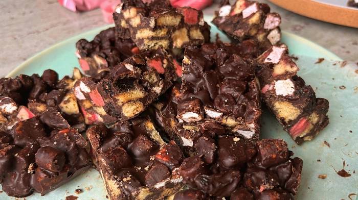 Ruby Choc Protein Rocky Road