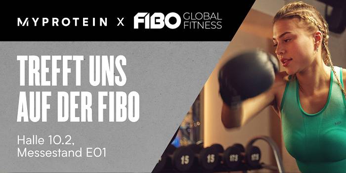 Myprotein auf der größten Fitnessmesse der Welt – Die FIBO 2023