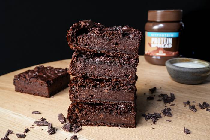 Saftige Protein Brownies