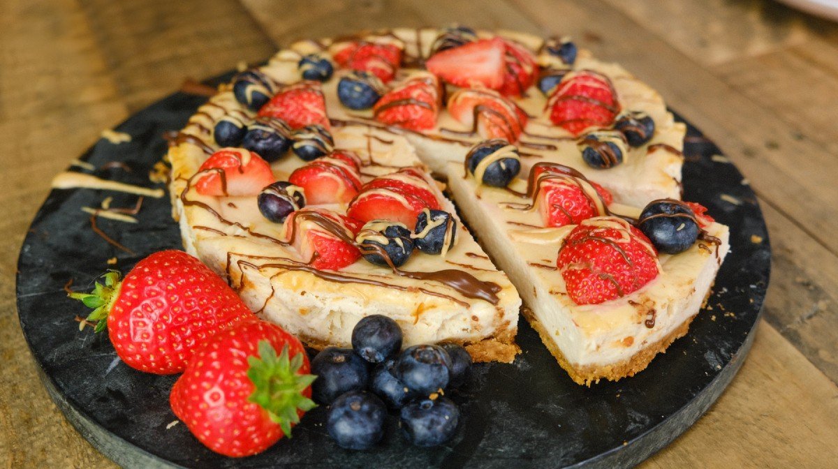 High-Protein Peanut Butter Cheesecake