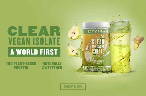 Clear Vegan Isolate is Back | Check Out a World’s First in Vegan Protein Drinks