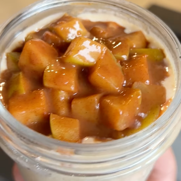 apple pie overnight oats recipe