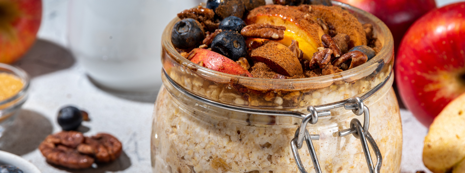 Apple Pie Overnight Oats