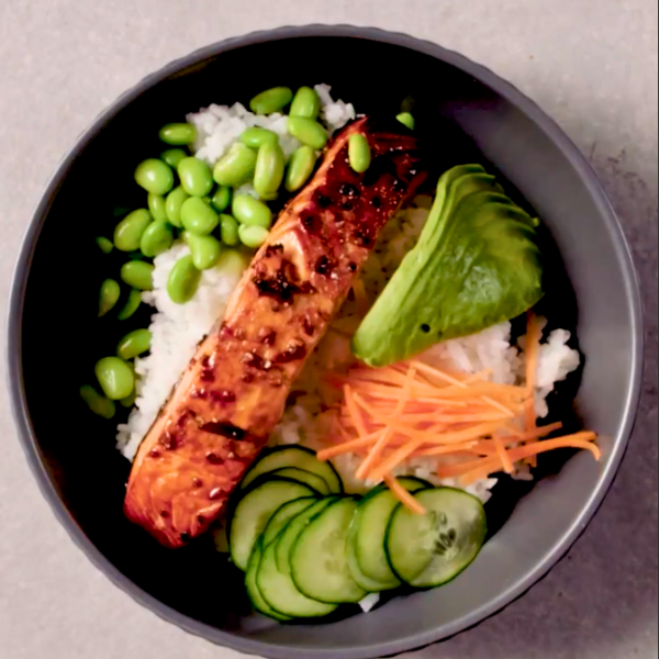 teriyaki salmon bowl recipe