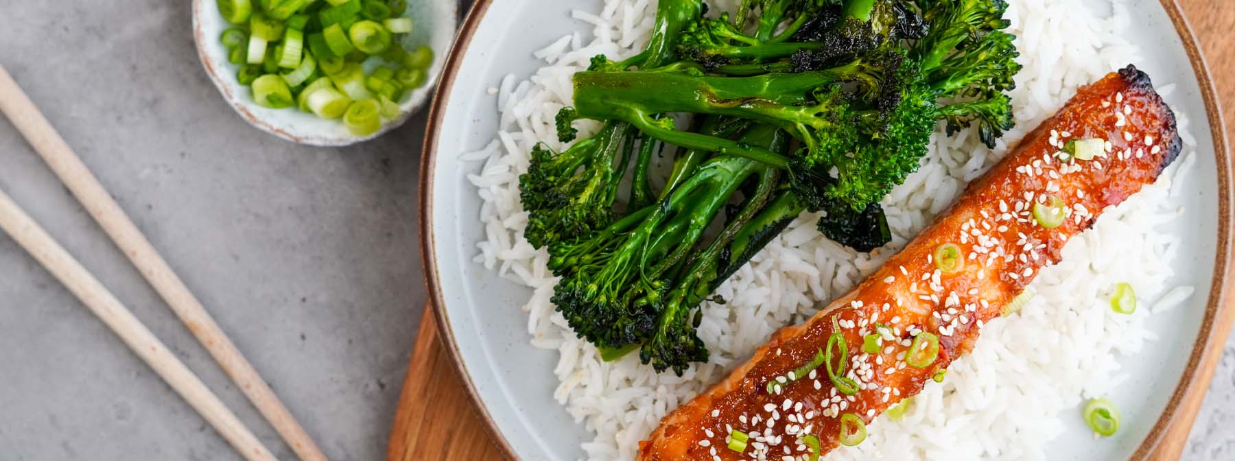 Sweet Chilli Glazed Salmon