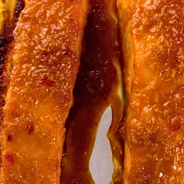 Sweet chili glazed salmon recipe