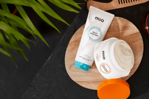 mio dive in body wash and future proof body butter