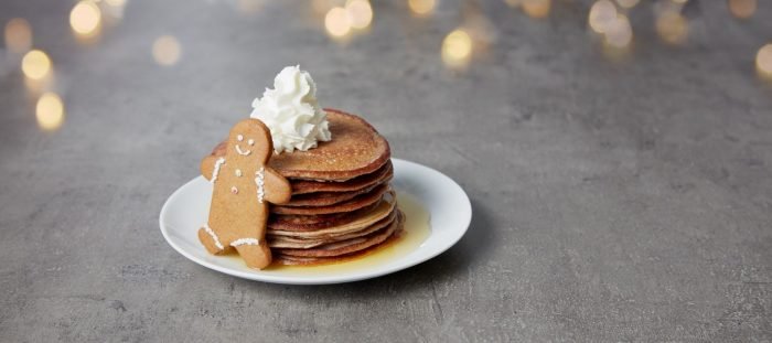 Festliche Protein Pancakes mit Lebkuchengeschmack