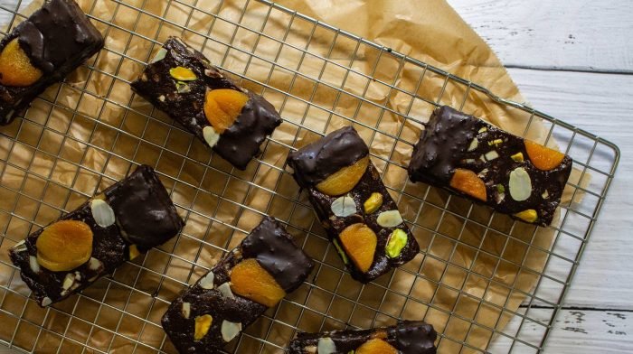 Gooey Erdnussbutter Cookie Riegel