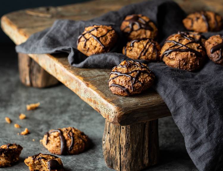 Süßkartoffel Protein Kekse | Gesunde Snacks für Zwischendurch