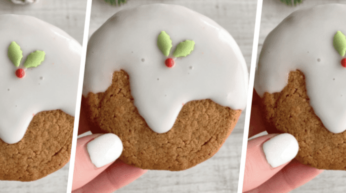 Erdnussbutter Weihnachtskekse mit nur 3 Zutaten | Fitwaffle Weihnachts-Rezept