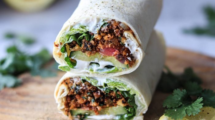 Veganer Wrap Falafel Style | Vegane Meal Prep