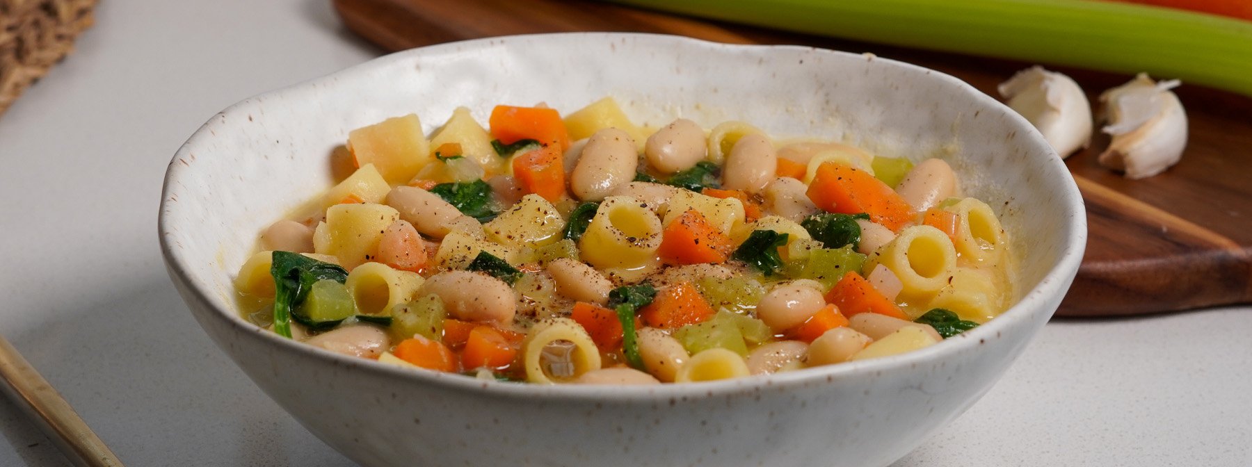 Nahrhafte Suppe zur Verbesserung der Darmgesundheit