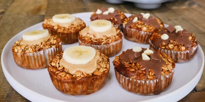 Gebackene Hafer Muffins | Frühstücksidee für deine Meal Prep