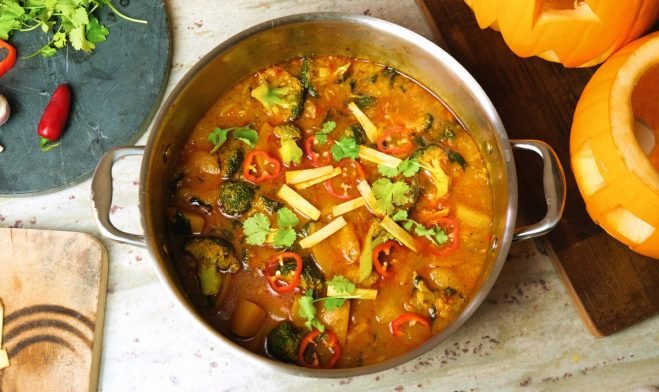 Kürbis Thai Red Curry