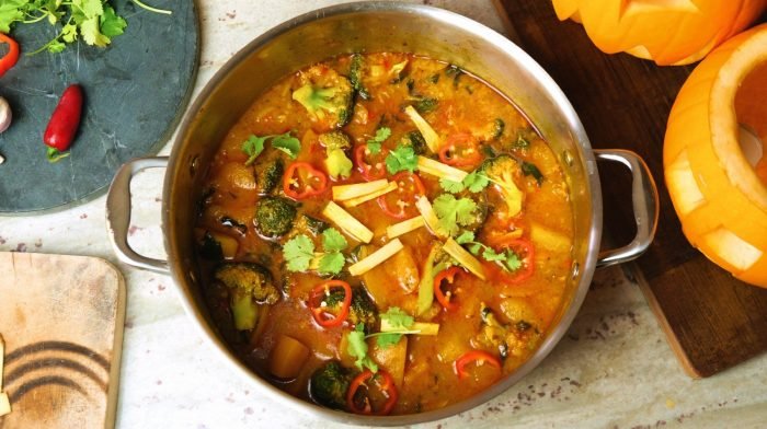 Kürbis Thai Red Curry