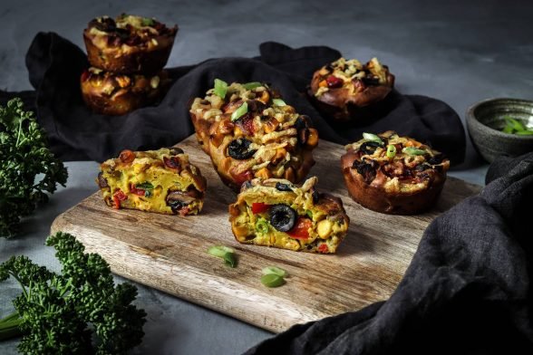 Vegane Frühstücksmuffins
