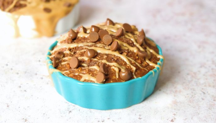 High-Protein Chocolate Baked Oats