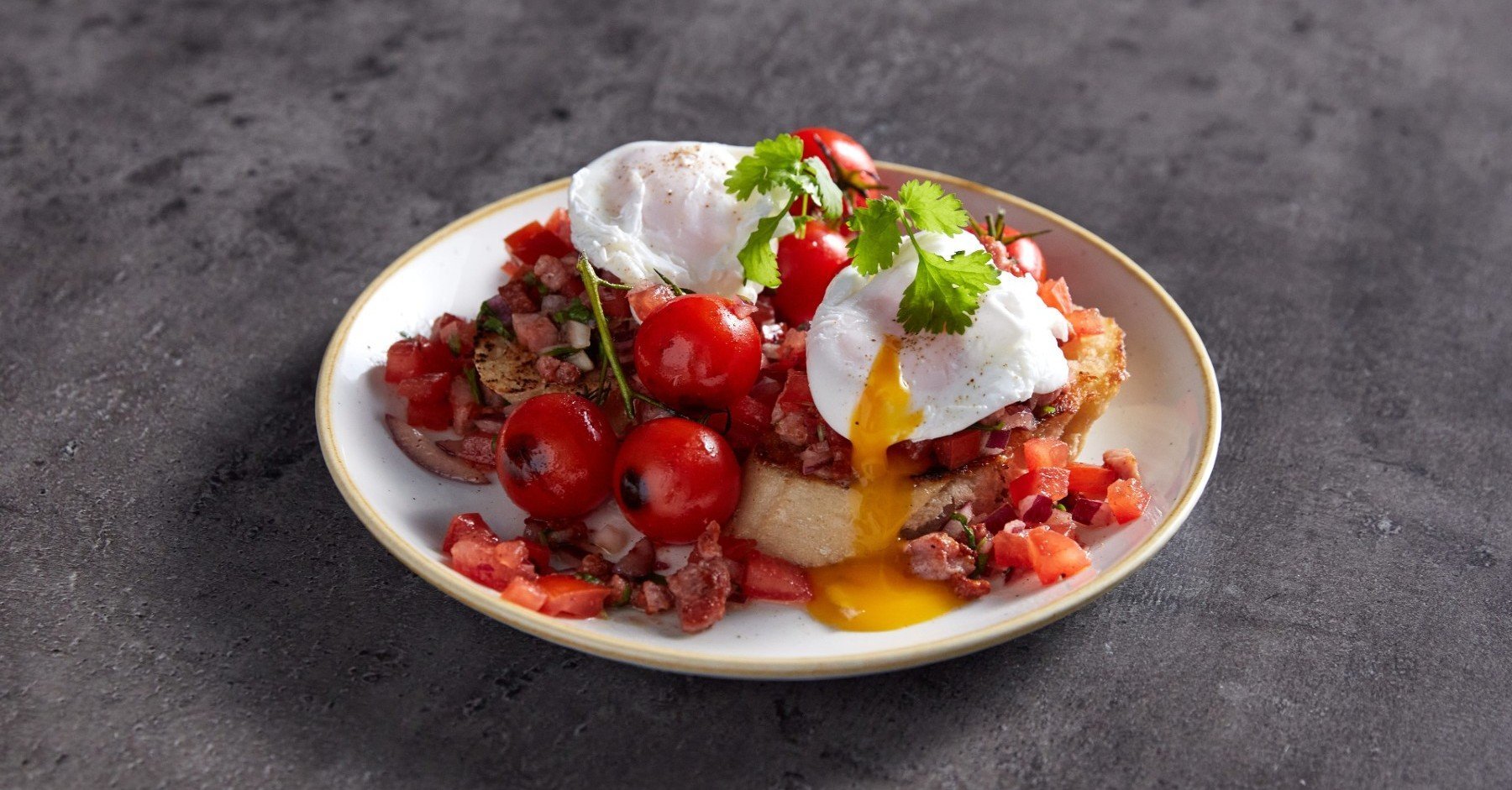 Frühstücks Bruschetta | Proteinreiches Brunch