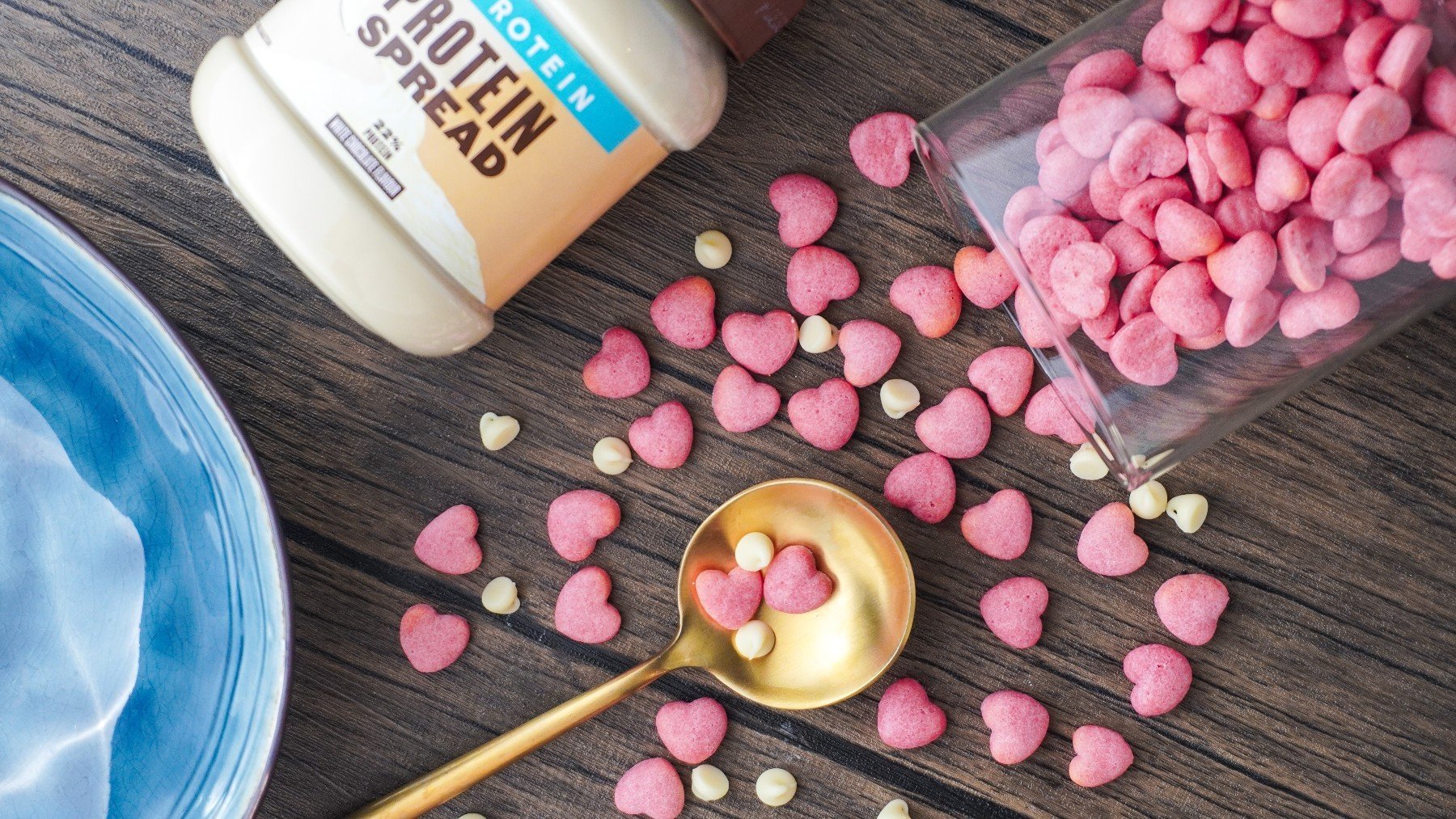 Proteinreiche Cookie Cerealien | Valentinstagsrezept