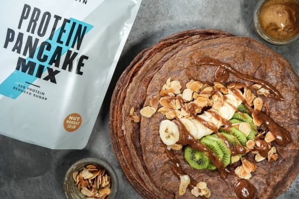 Nuss Nougat Protein Pancakes