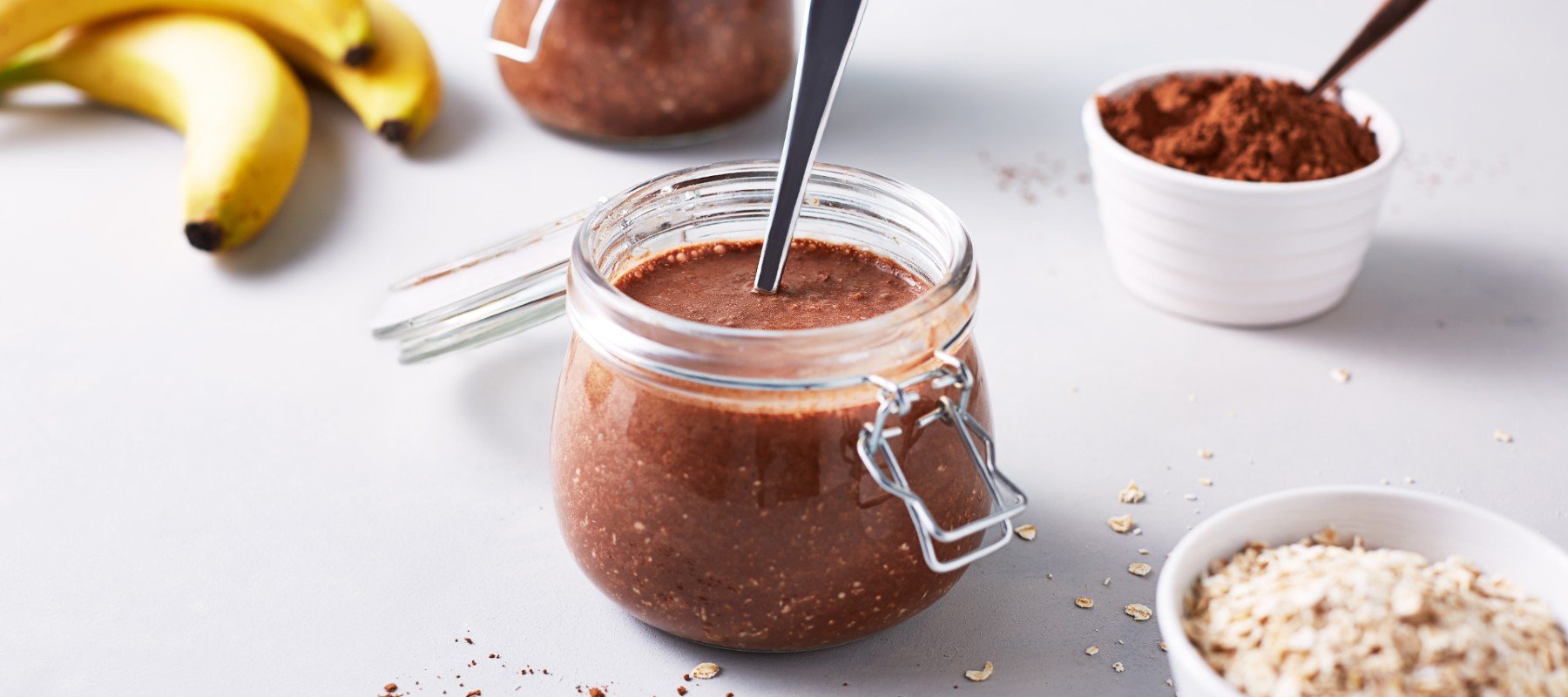 Banana & Chocolate Overnight Oats | Start Your Day Strong