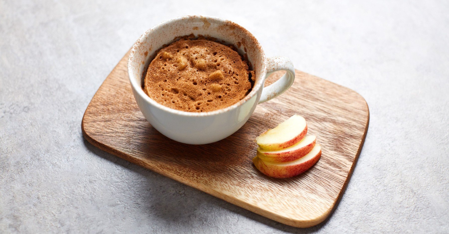 Spiced Apple Protein Mug Cake | Desserts You Can Make In The Microwave