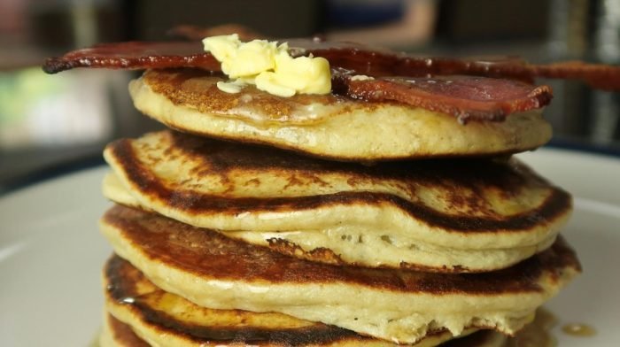 American-Style Pancakes | Fluffy Protein Pancake Stack