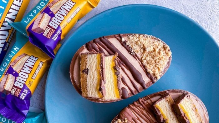 Ultimate Easter Egg Protein Cheesecake