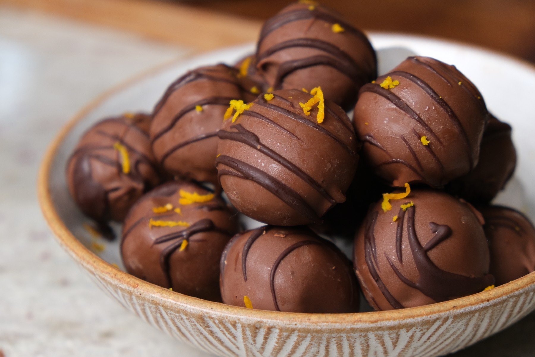 Chocolate Orange Energy Balls | High-Protein Pre-Workout Snack