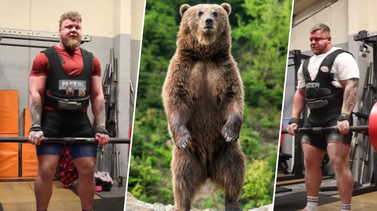 Stoltmans Deadlift The Weight Of A Grizzly Bear | Strongman Training